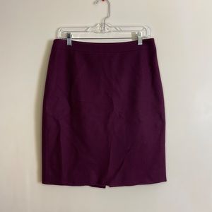 🚨 FINAL PRICE - J. Crew Purple Wool Pencil Skirt